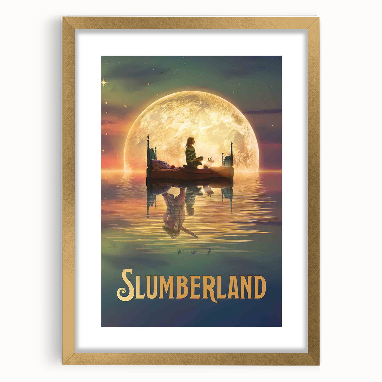 2020s Vintage Movie Poster - Slumberland Fantasy Film Art
