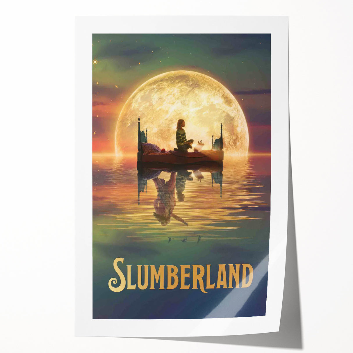 2020s Vintage Movie Poster - Slumberland Fantasy Film Art