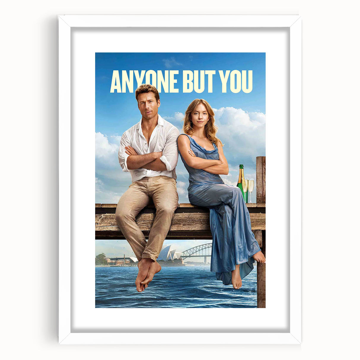 2020s Vintage Movie Poster - Anyone But You Retro Film Art