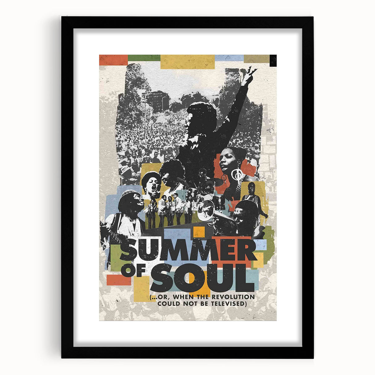 Summer of Soul 2020s Vintage Movie Poster – Retro Music Art Print