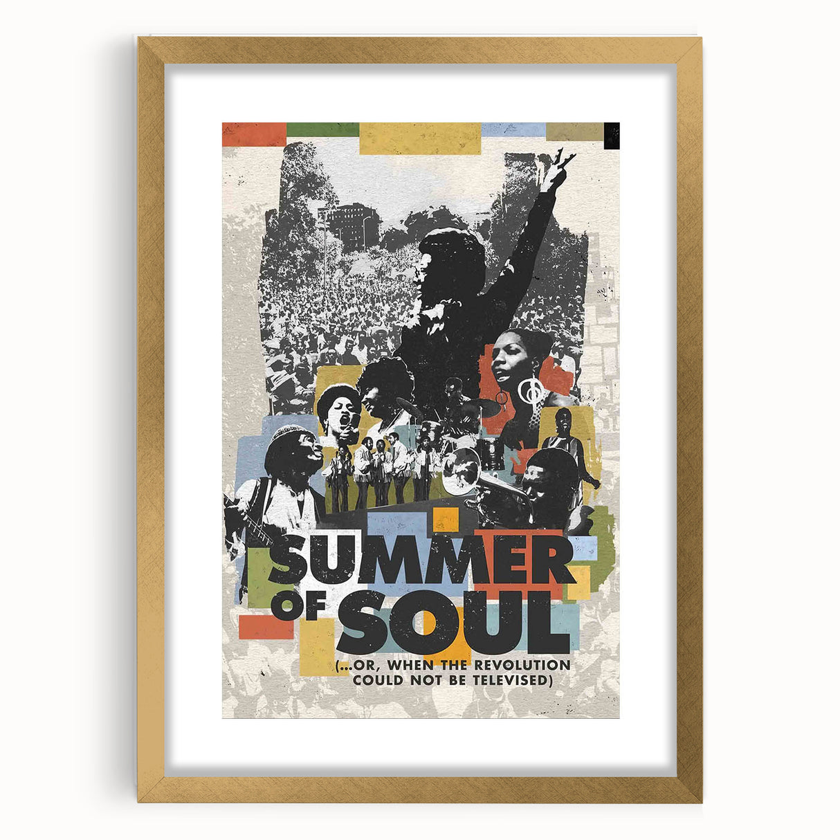 Summer of Soul 2020s Vintage Movie Poster – Retro Music Art Print