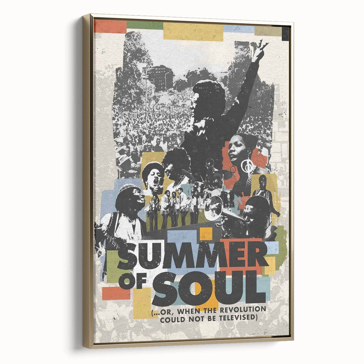Summer of Soul 2020s Vintage Movie Poster – Retro Music Art Print