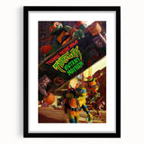 TMNT Mutant Mayhem Poster – 2020s Vintage Retro Action Art