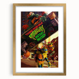TMNT Mutant Mayhem Poster – 2020s Vintage Retro Action Art