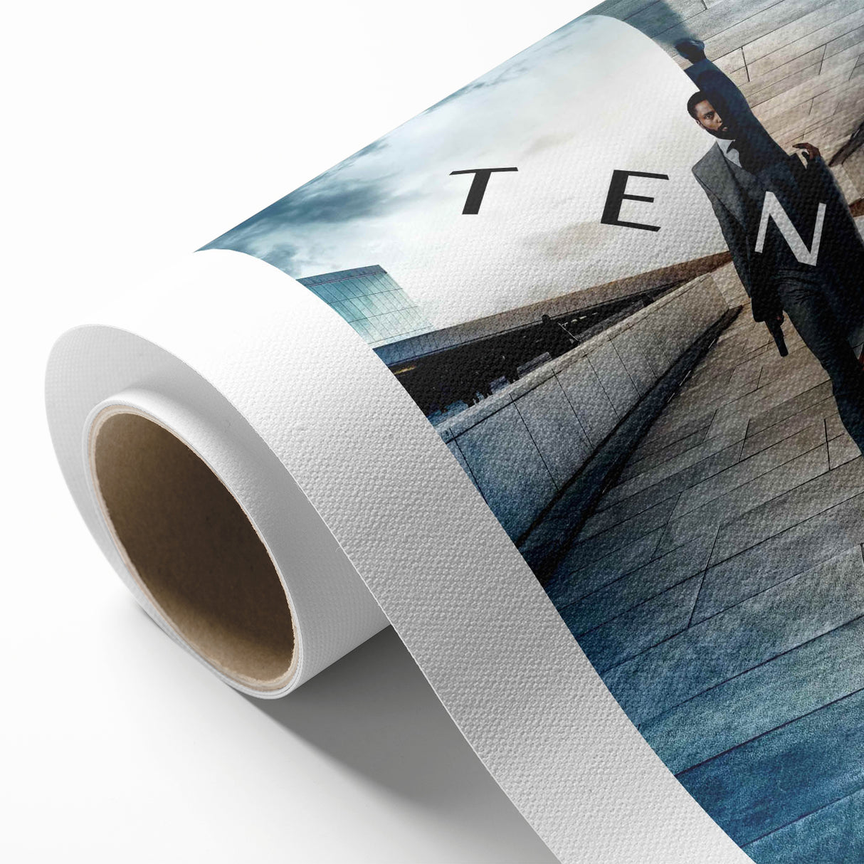 TENET 2020s Vintage Movie Poster – Retro Sci-Fi Thriller Wall Art