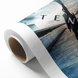 TENET 2020s Vintage Movie Poster – Retro Sci-Fi Thriller Wall Art