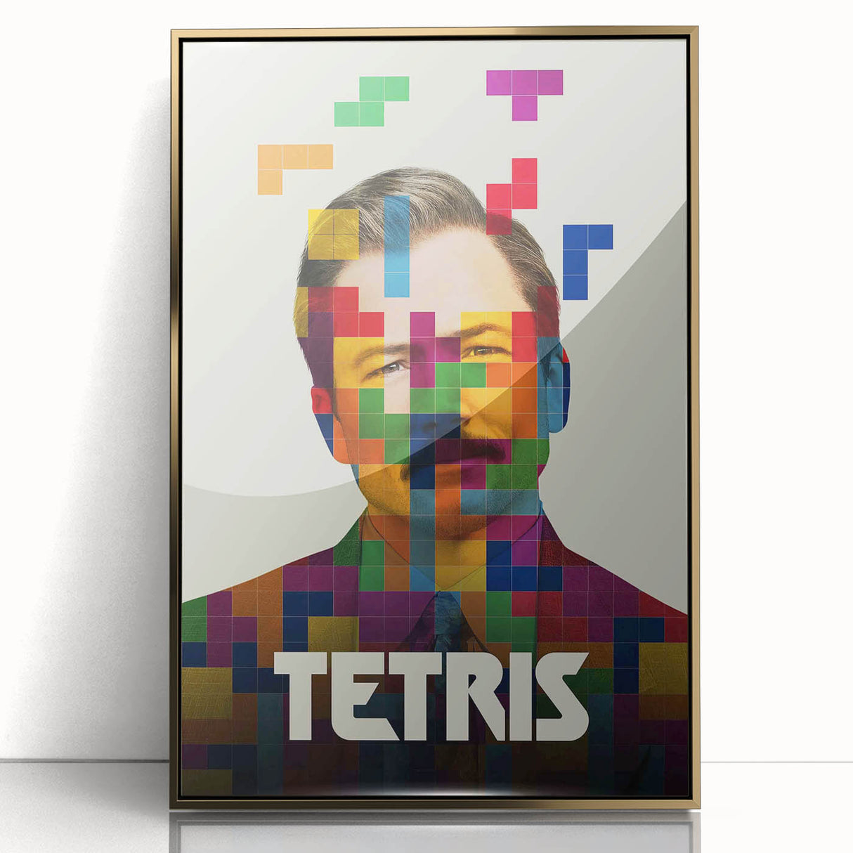 Tetris Movie Poster – 2020s Vintage Retro Gaming Art Print