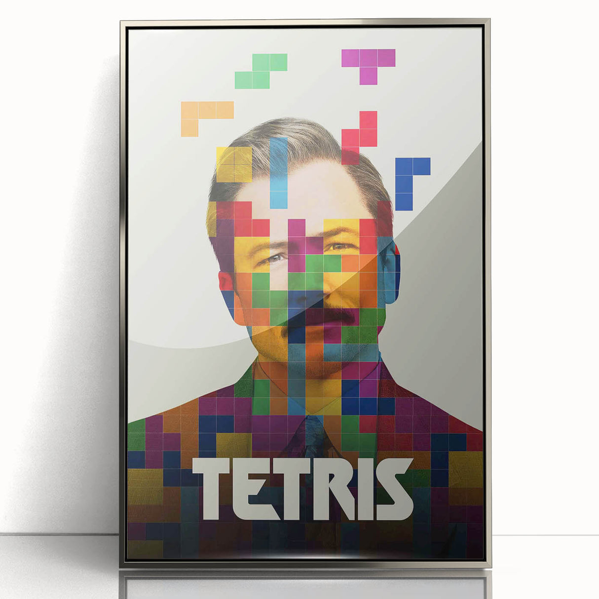 Tetris Movie Poster – 2020s Vintage Retro Gaming Art Print