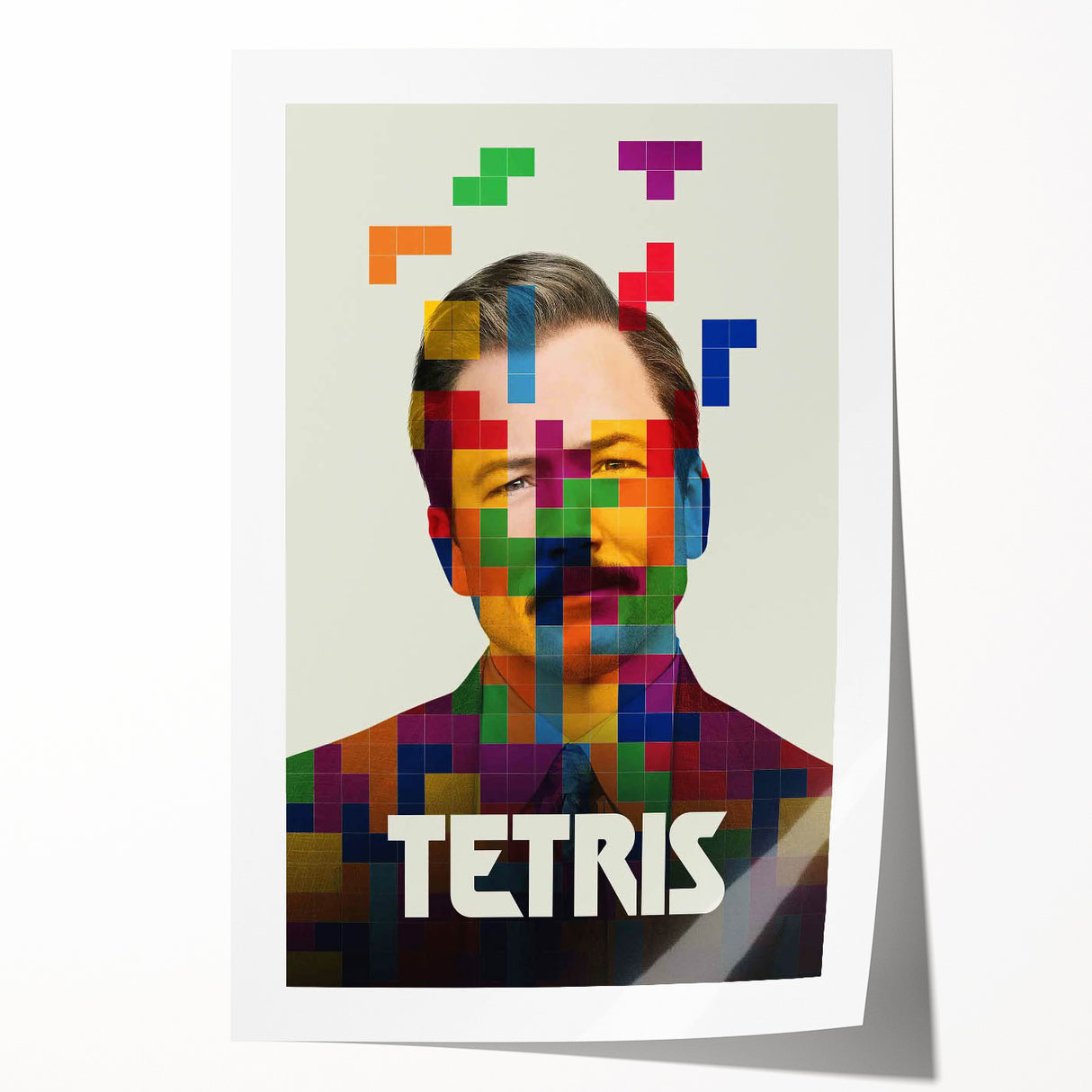 Tetris Movie Poster – 2020s Vintage Retro Gaming Art Print