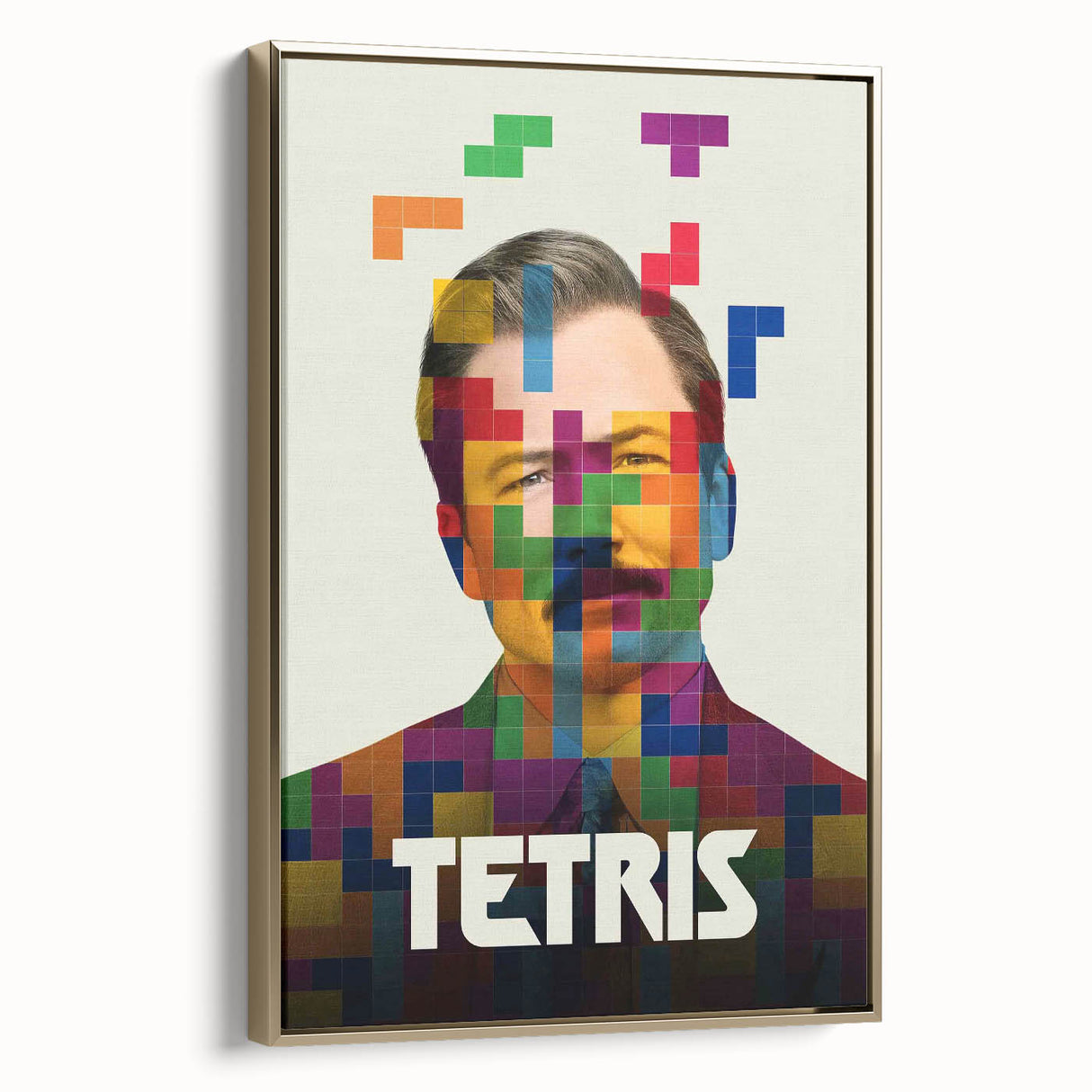 Tetris Movie Poster – 2020s Vintage Retro Gaming Art Print