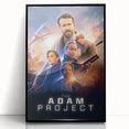 The Adam Project Poster – 2020s Vintage Sci-Fi Movie Wall Art