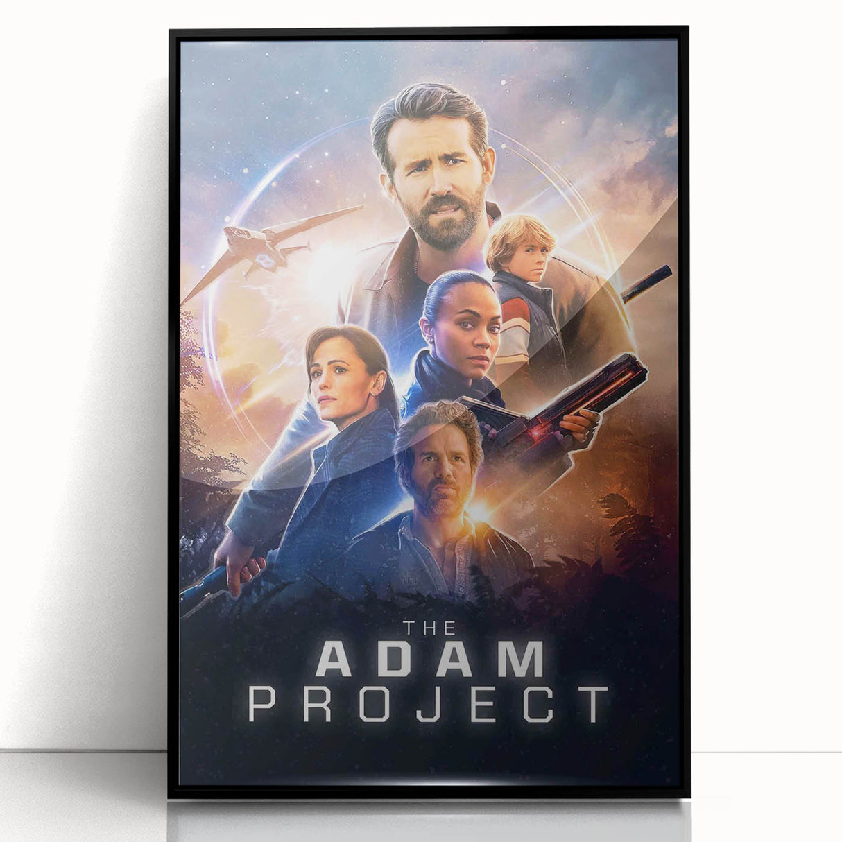 The Adam Project Poster – 2020s Vintage Sci-Fi Movie Wall Art