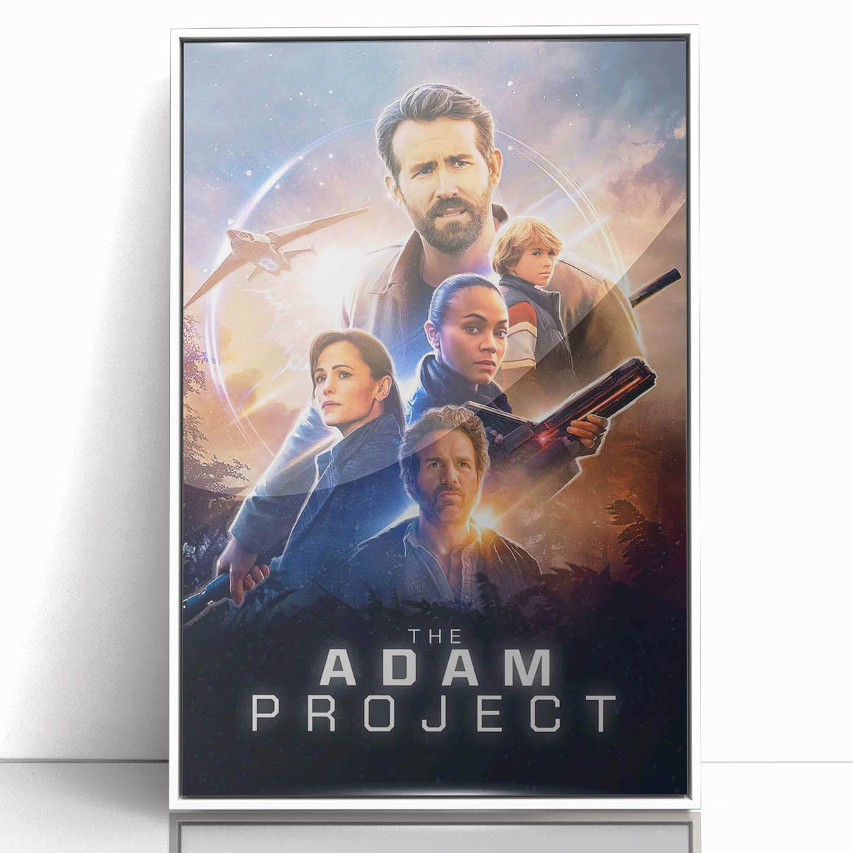 The Adam Project Poster – 2020s Vintage Sci-Fi Movie Wall Art