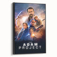The Adam Project Poster – 2020s Vintage Sci-Fi Movie Wall Art