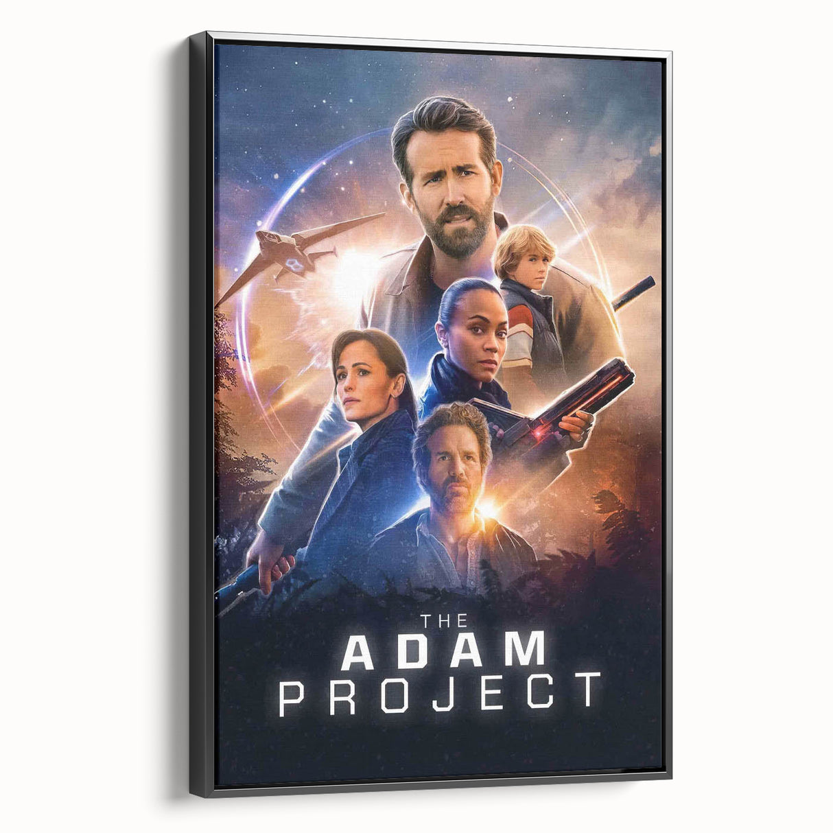 The Adam Project Poster – 2020s Vintage Sci-Fi Movie Wall Art