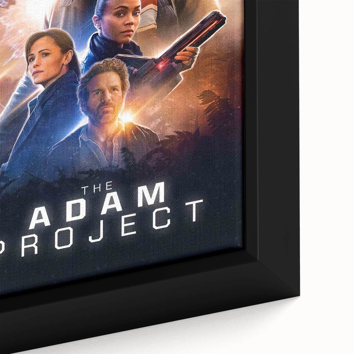 The Adam Project Poster – 2020s Vintage Sci-Fi Movie Wall Art