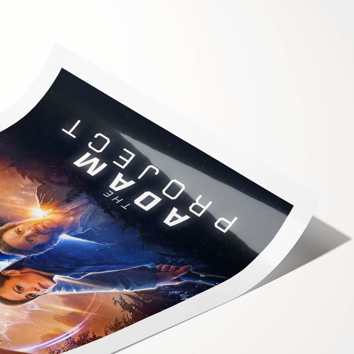The Adam Project Poster – 2020s Vintage Sci-Fi Movie Wall Art
