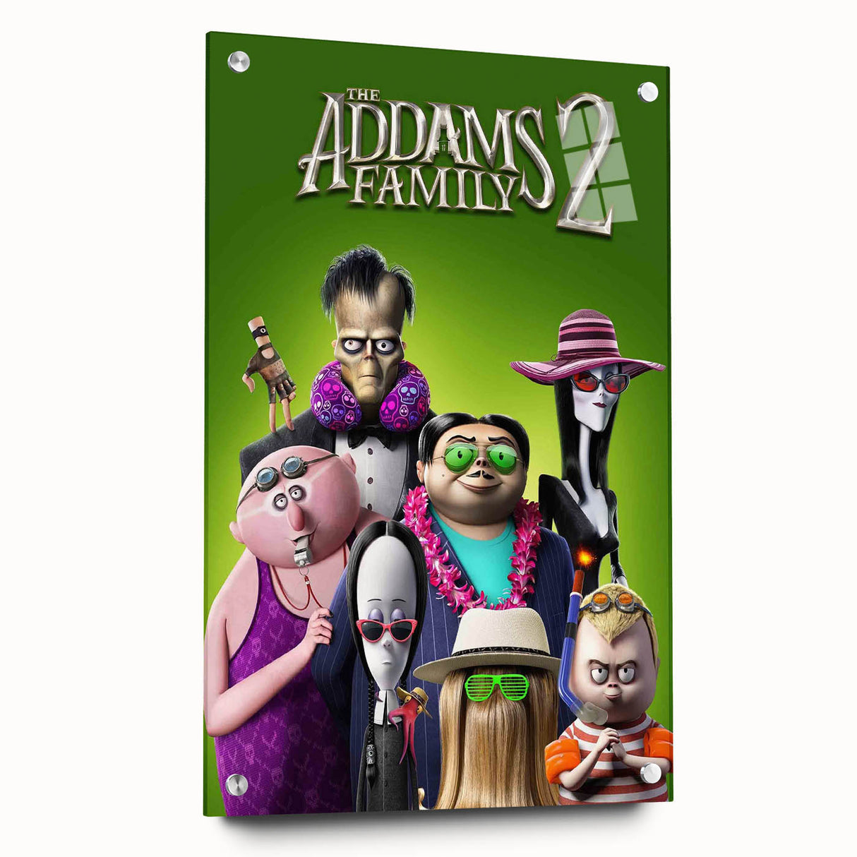 Addams Family 2 Poster – 2020s Vintage Animated Movie Wall Art