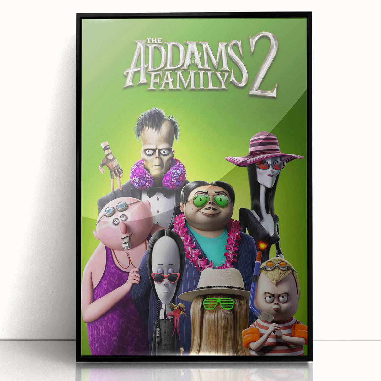 Addams Family 2 Poster – 2020s Vintage Animated Movie Wall Art