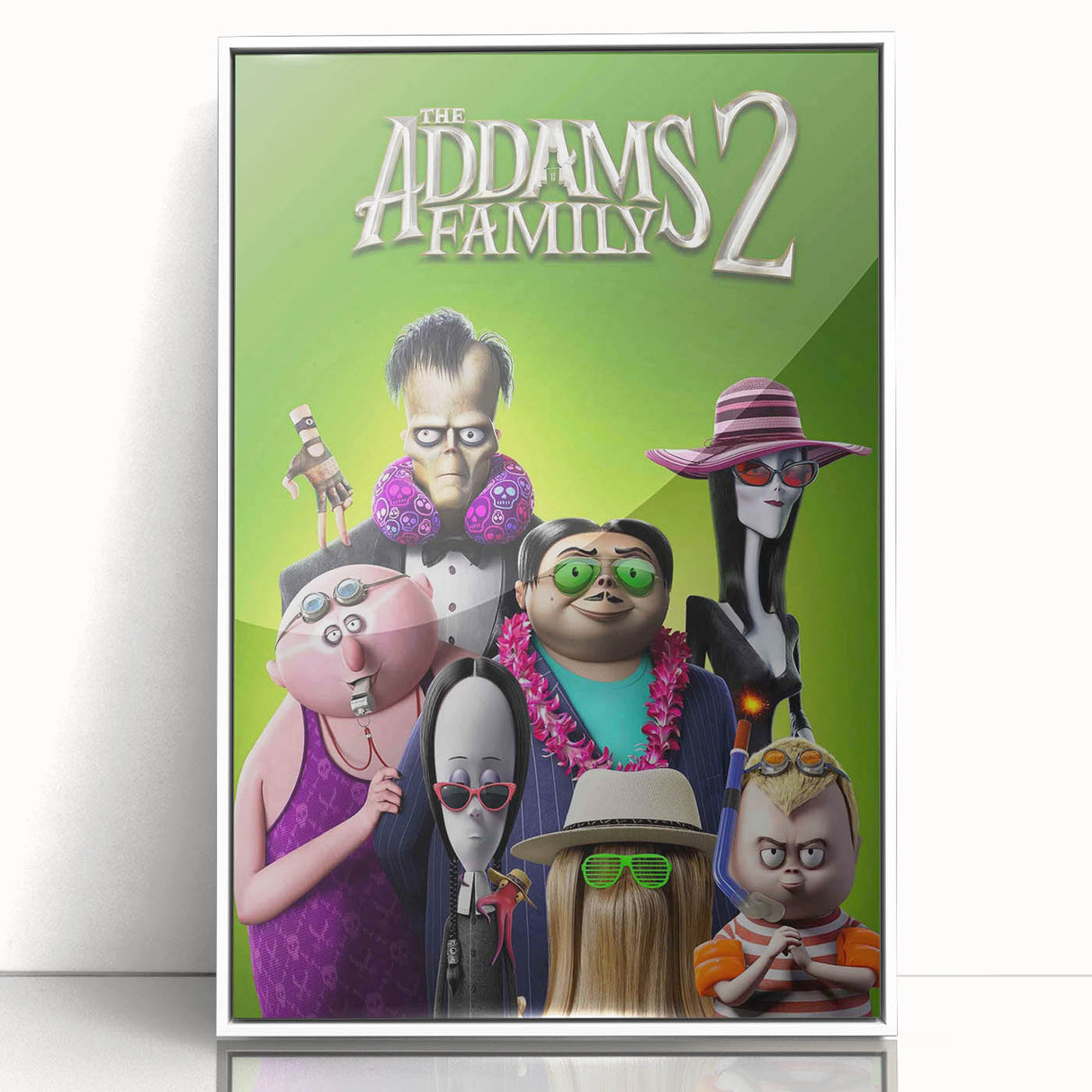 Addams Family 2 Poster – 2020s Vintage Animated Movie Wall Art