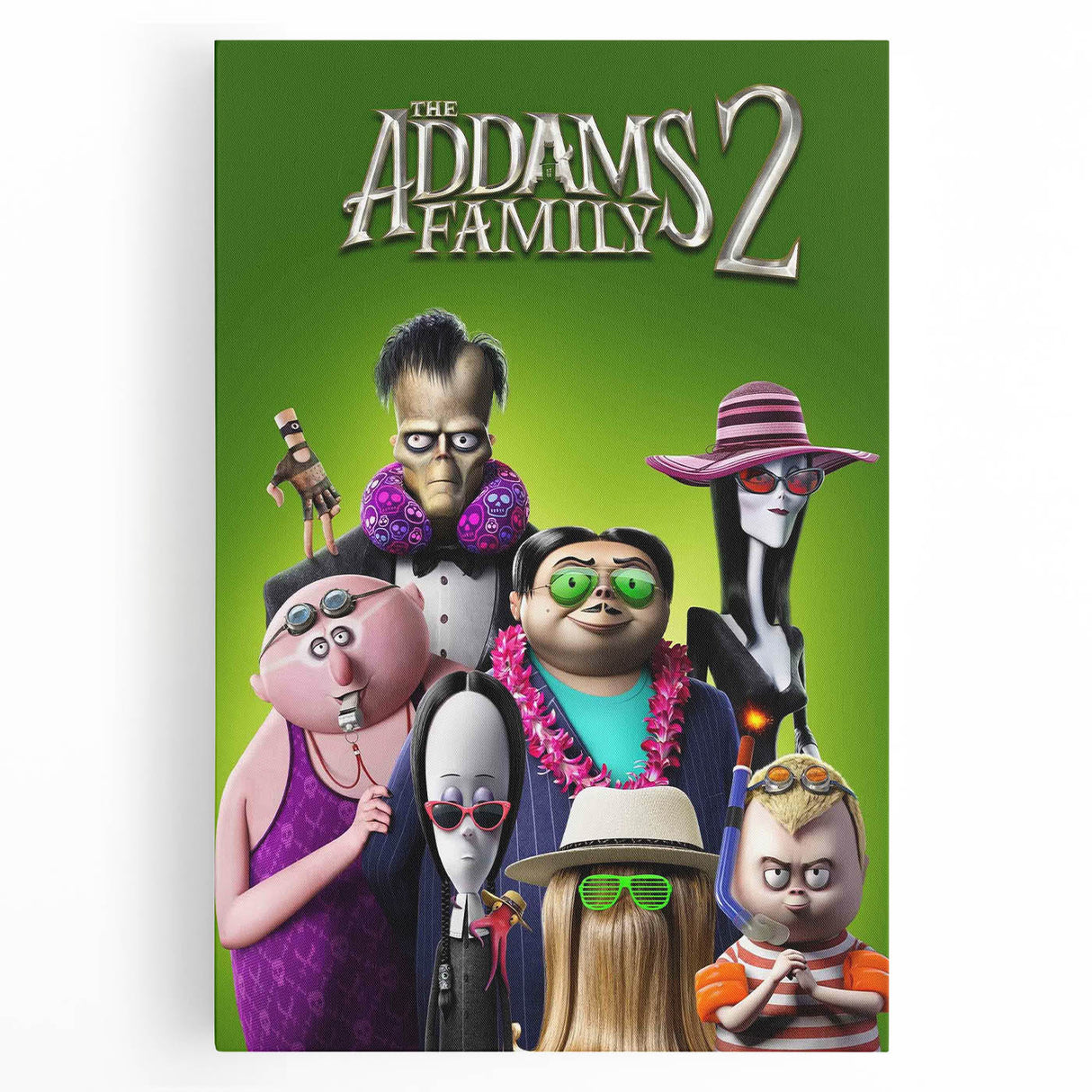 Addams Family 2 Poster – 2020s Vintage Animated Movie Wall Art