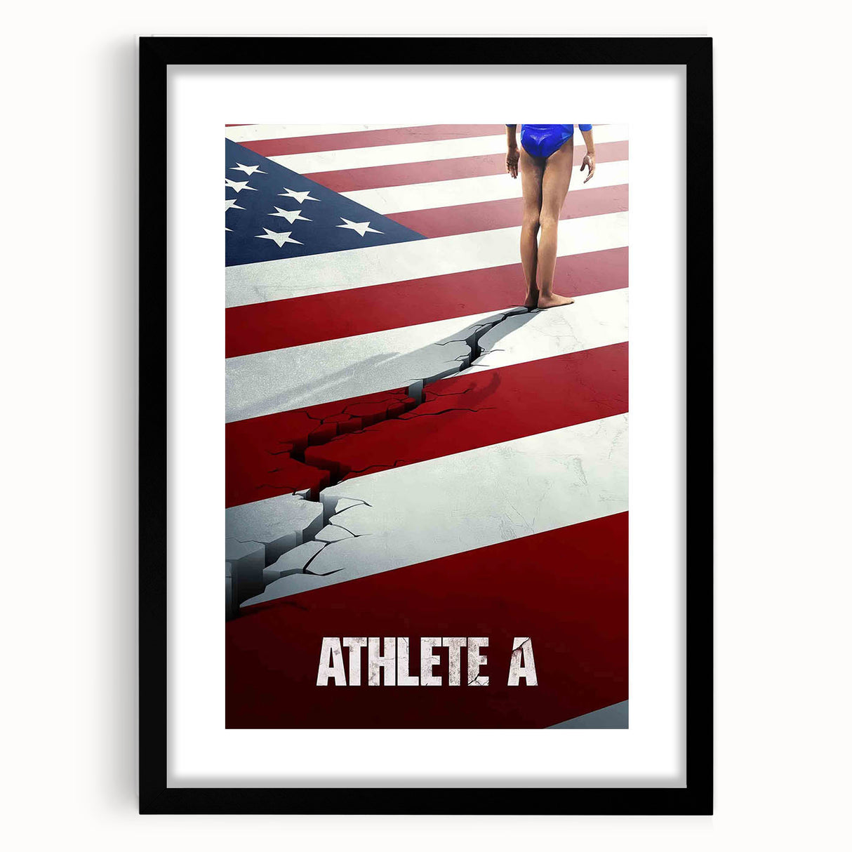 2020s Vintage Movie Poster – Athlete A Retro Film Art