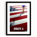 2020s Vintage Movie Poster – Athlete A Retro Film Art