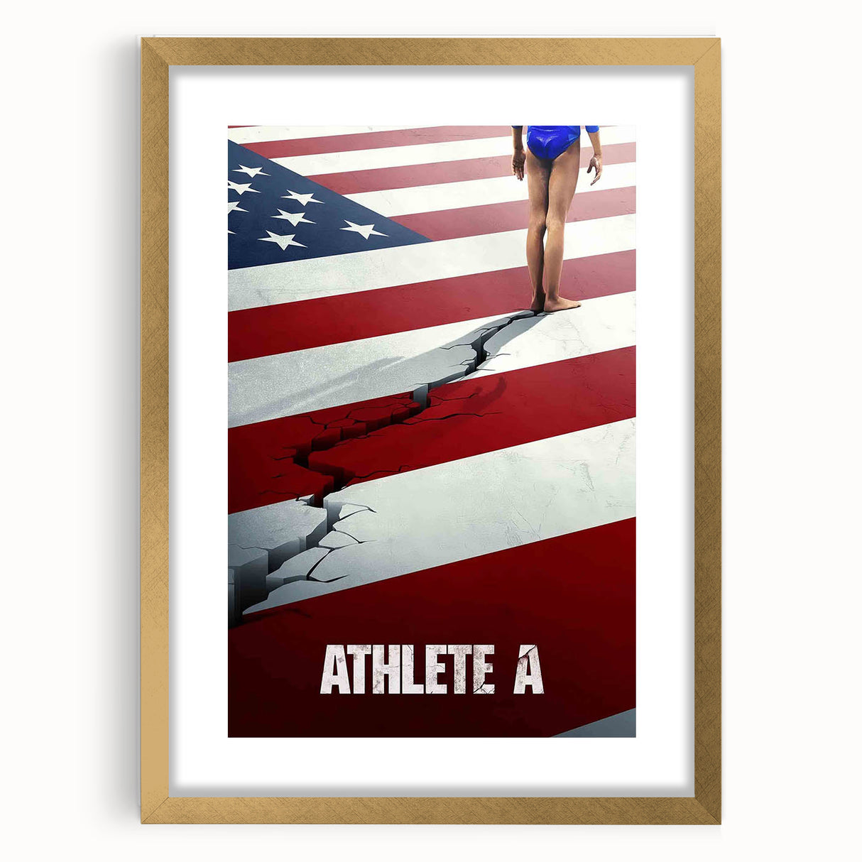2020s Vintage Movie Poster – Athlete A Retro Film Art