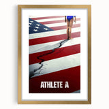 2020s Vintage Movie Poster – Athlete A Retro Film Art