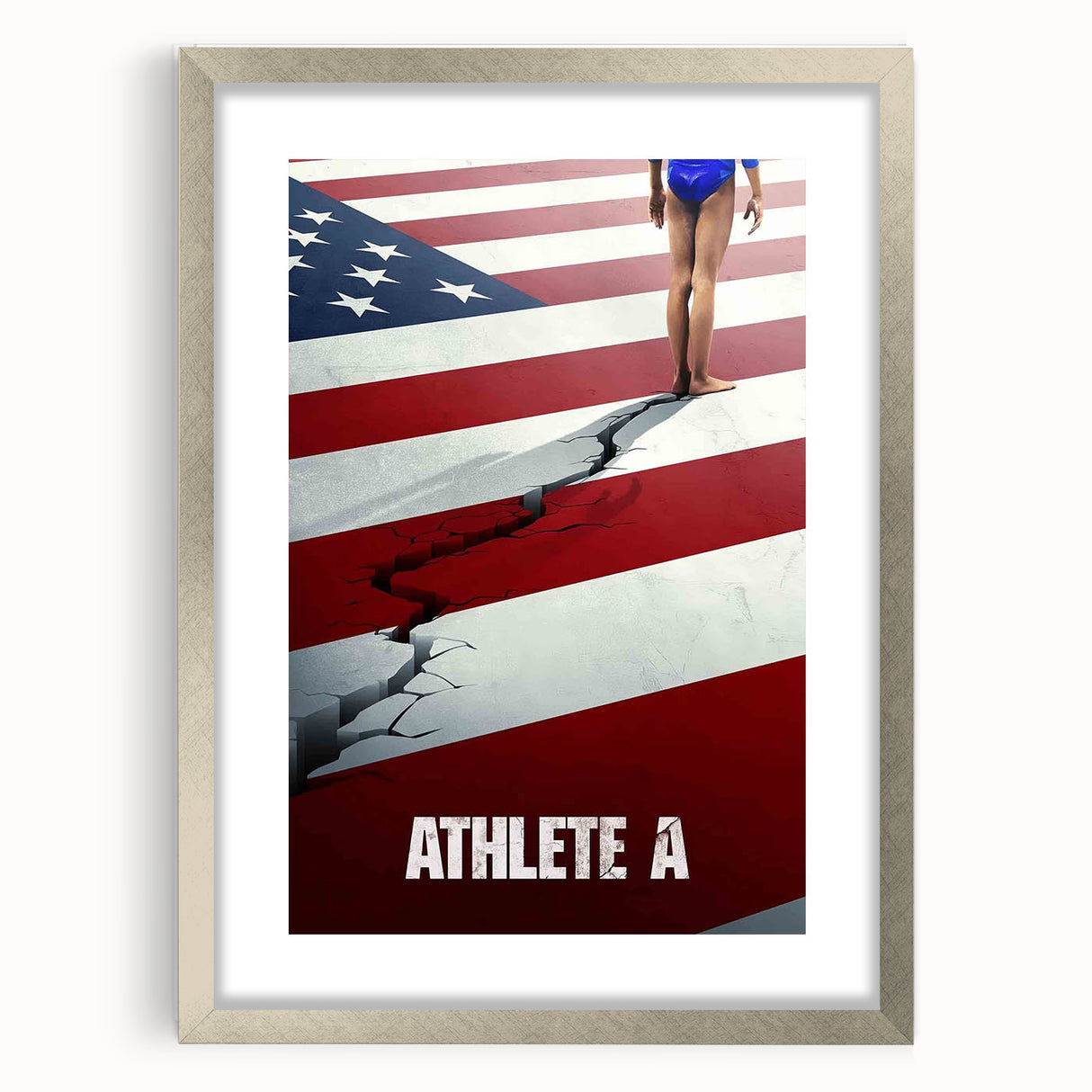 2020s Vintage Movie Poster – Athlete A Retro Film Art