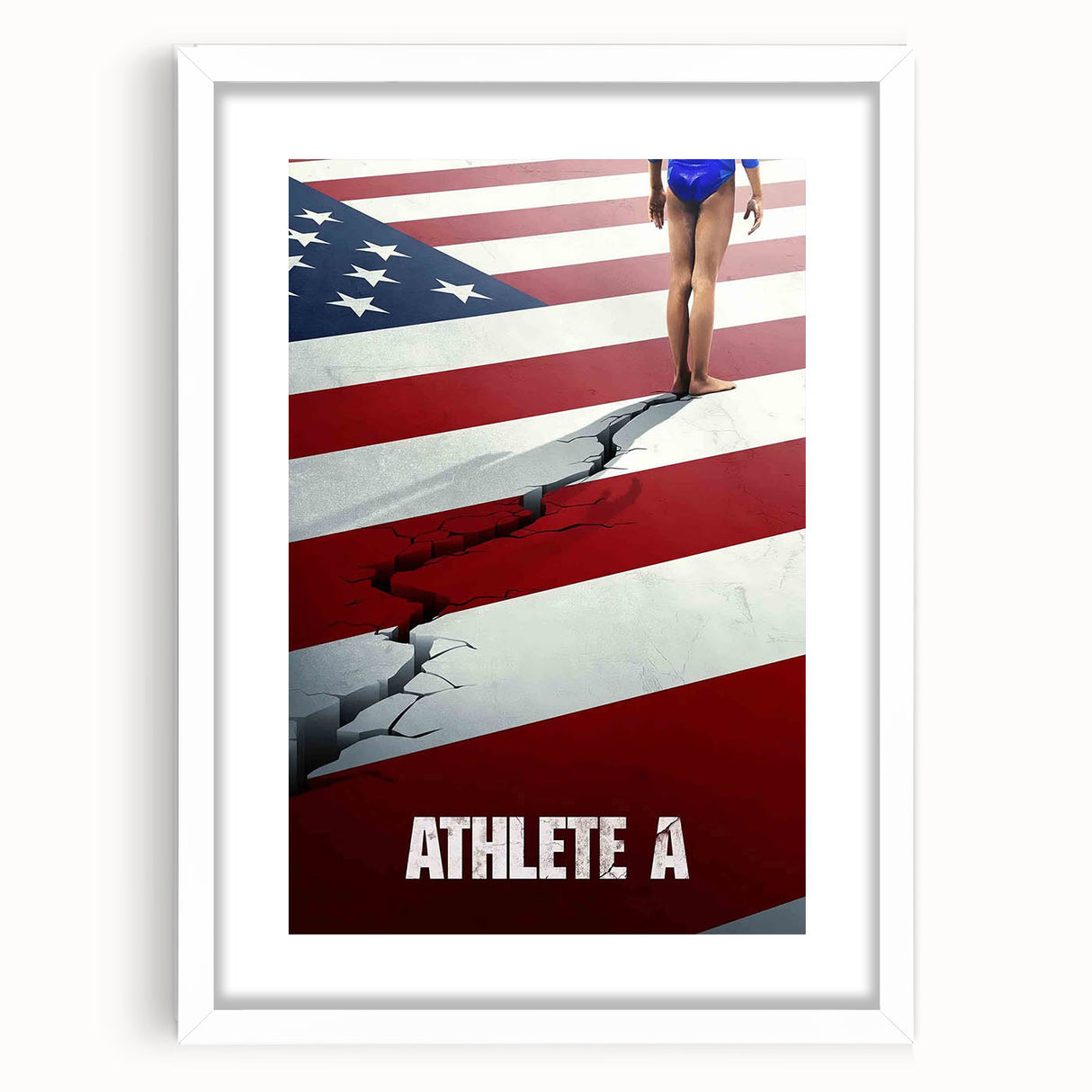 2020s Vintage Movie Poster – Athlete A Retro Film Art