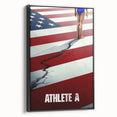 2020s Vintage Movie Poster – Athlete A Retro Film Art