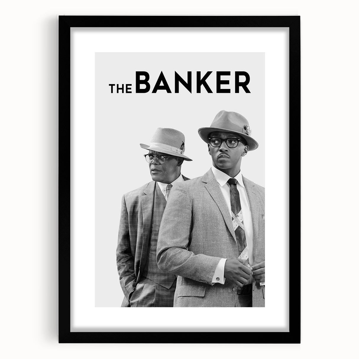 The Banker Poster – 2020s Vintage Drama Movie Wall Art Print