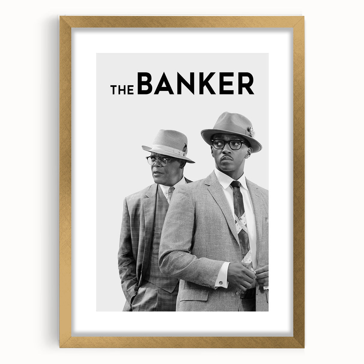 The Banker Poster – 2020s Vintage Drama Movie Wall Art Print