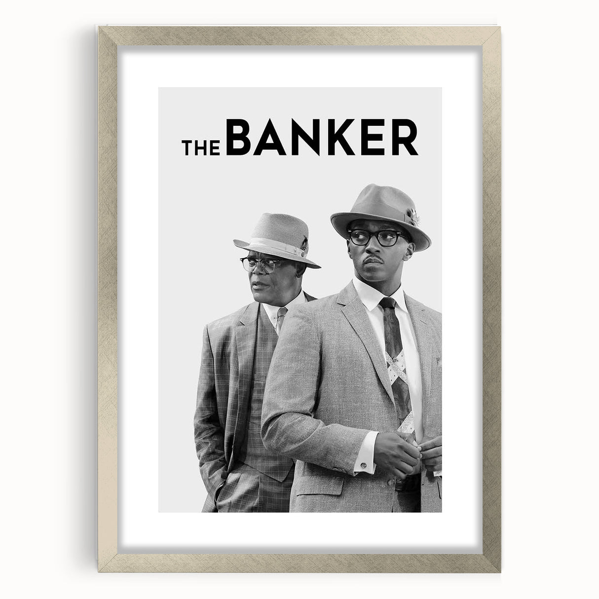 The Banker Poster – 2020s Vintage Drama Movie Wall Art Print