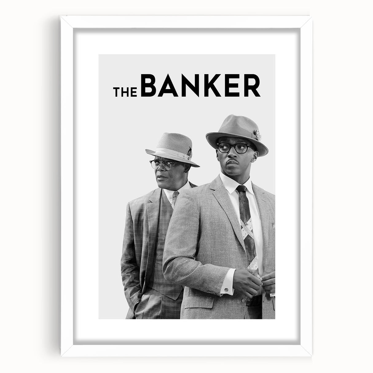 The Banker Poster – 2020s Vintage Drama Movie Wall Art Print