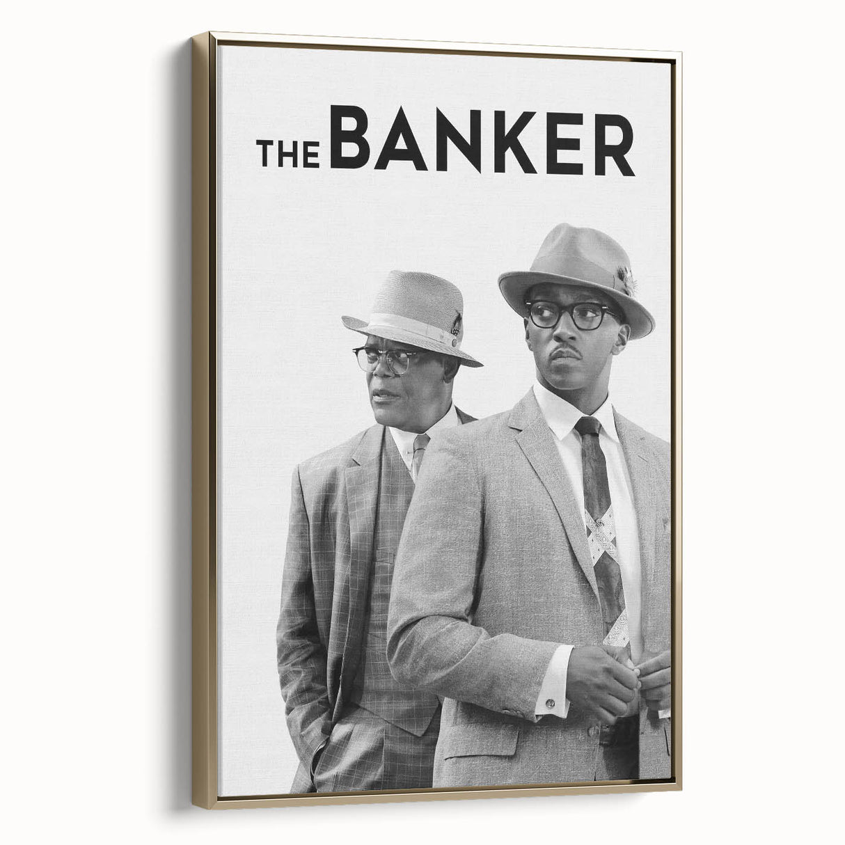The Banker Poster – 2020s Vintage Drama Movie Wall Art Print
