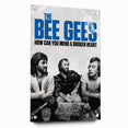 The Bee Gees Vintage 2020s Poster – Retro Music Film Wall Art Print