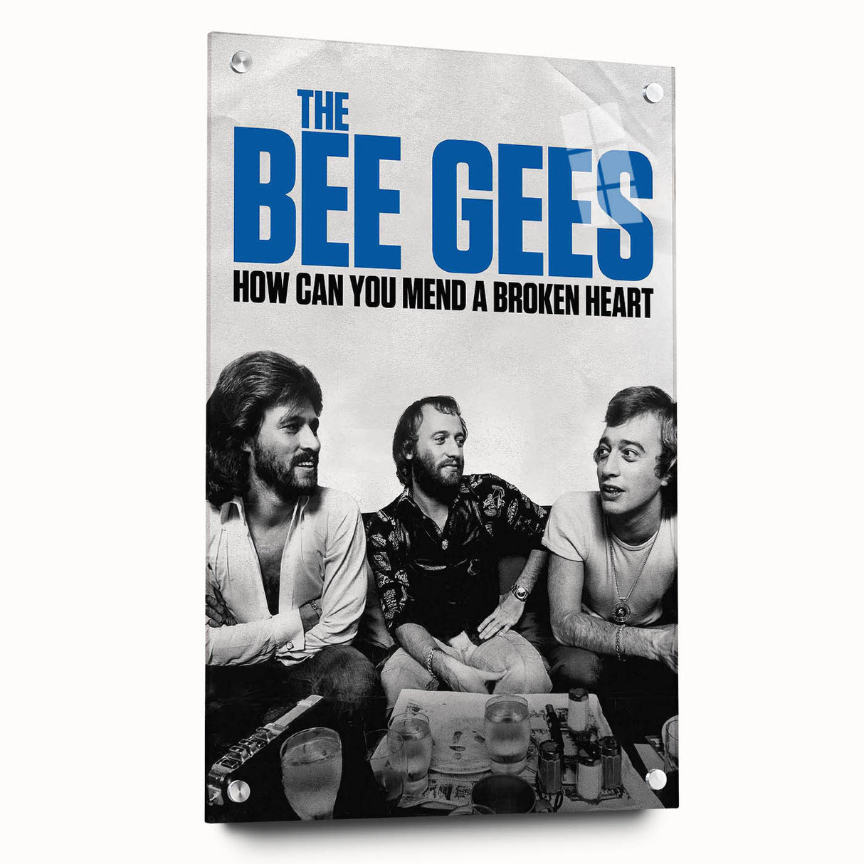 The Bee Gees Vintage 2020s Poster – Retro Music Film Wall Art Print