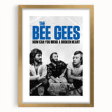 The Bee Gees Vintage 2020s Poster – Retro Music Film Wall Art Print