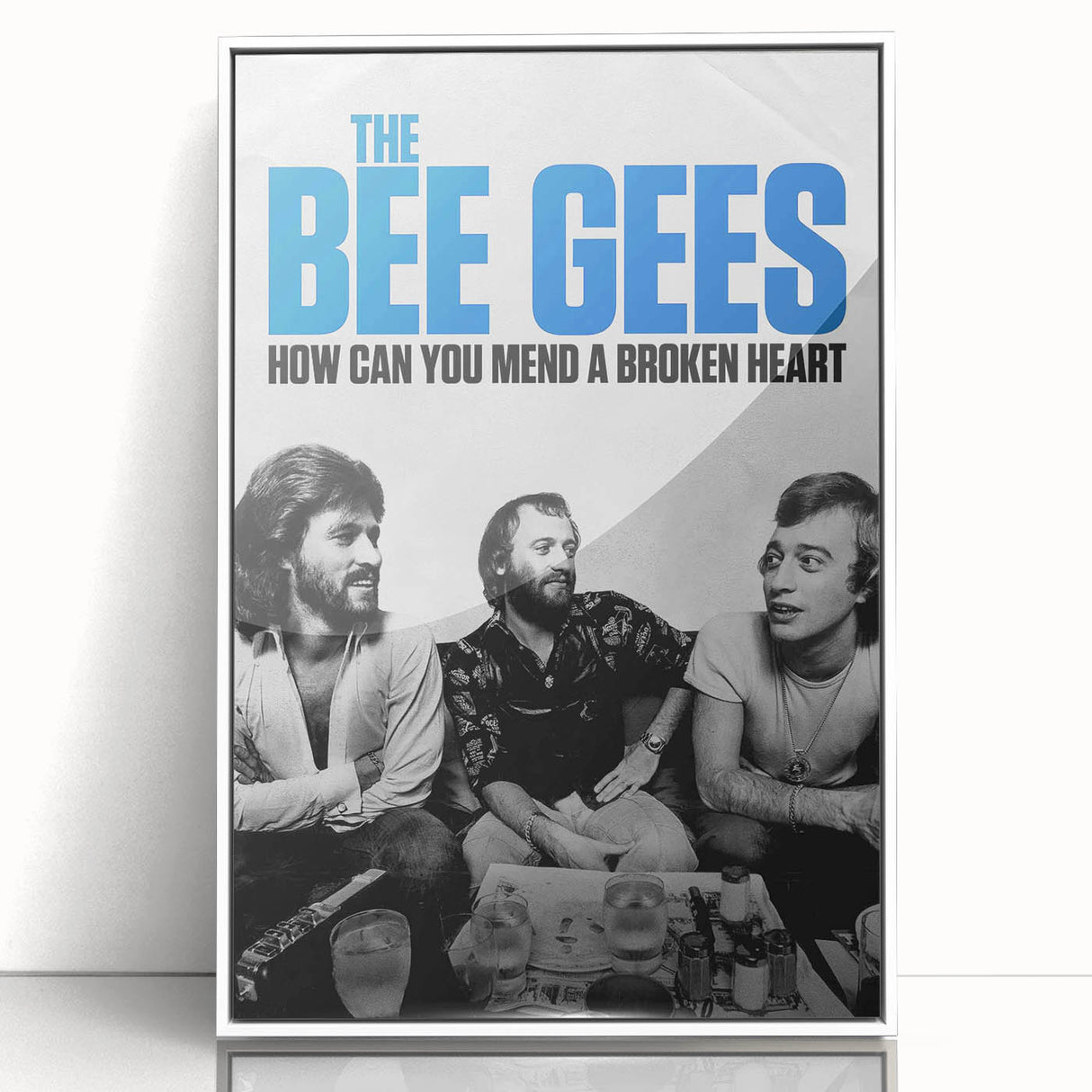 The Bee Gees Vintage 2020s Poster – Retro Music Film Wall Art Print