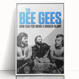 The Bee Gees Vintage 2020s Poster – Retro Music Film Wall Art Print