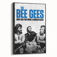 The Bee Gees Vintage 2020s Poster – Retro Music Film Wall Art Print