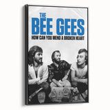 The Bee Gees Vintage 2020s Poster – Retro Music Film Wall Art Print
