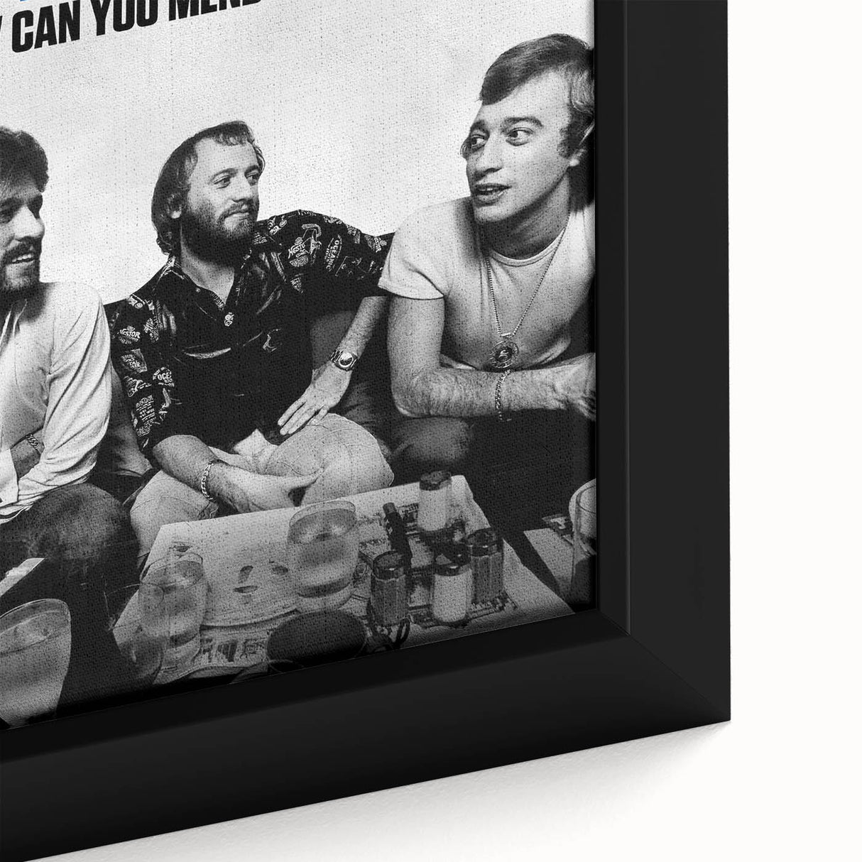 The Bee Gees Vintage 2020s Poster – Retro Music Film Wall Art Print