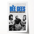 The Bee Gees Vintage 2020s Poster – Retro Music Film Wall Art Print