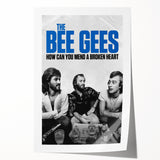 The Bee Gees Vintage 2020s Poster – Retro Music Film Wall Art Print