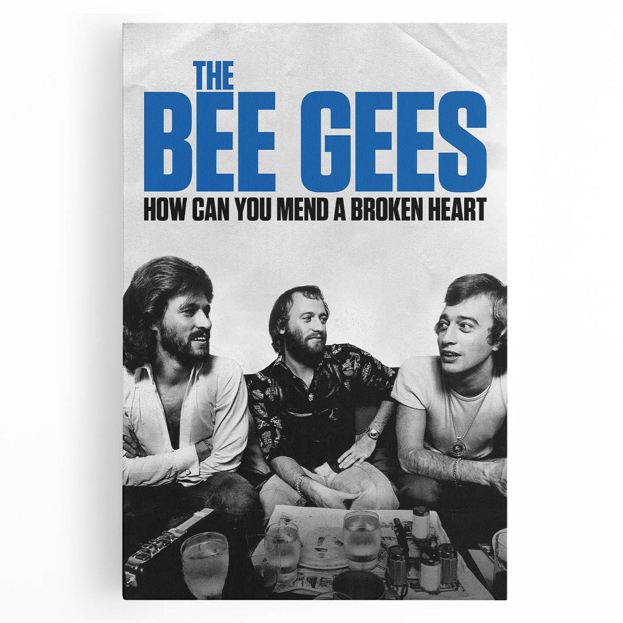 The Bee Gees Vintage 2020s Poster – Retro Music Film Wall Art Print