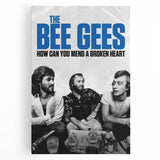 The Bee Gees Vintage 2020s Poster – Retro Music Film Wall Art Print