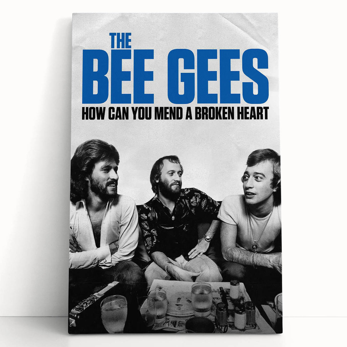 The Bee Gees Vintage 2020s Poster – Retro Music Film Wall Art Print